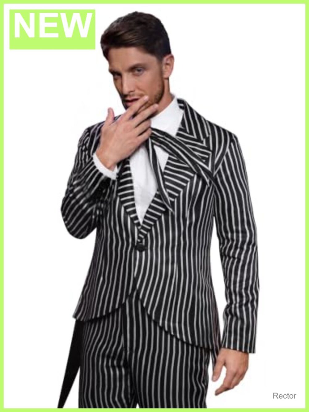 Men's Striped Halloween Costume Suit